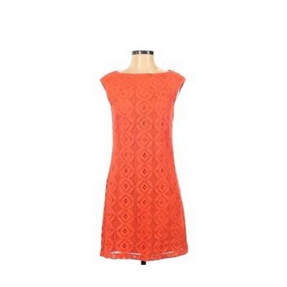 Trina Turk Dresses & Skirts - NWT Trina Turk orange lace inspired casual dress, size 4, OP $348.00 (Bin X)